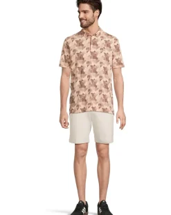 adidas Golf Go-To Printed Golf Polo Shirt Men's