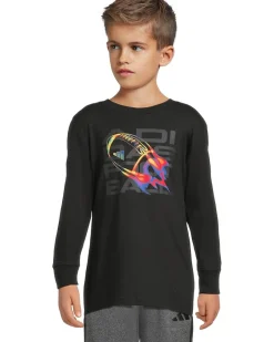 adidas Kids Long Sleeve Sport Graphic Tee (Toddler/Little Kid)
