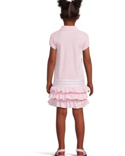 adidas Kids Ruffle Polo Dress (Toddler/Little Kid)