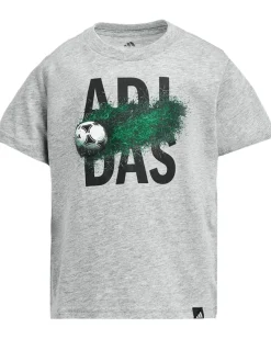 adidas Kids Soccer Motion Heather Tee (Toddler/Little Kid)
