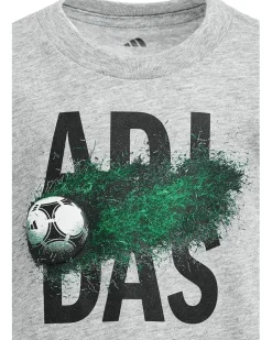 adidas Kids Soccer Motion Heather Tee (Toddler/Little Kid)