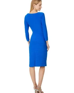 Adrianna Papell Banded Short Dress Women's