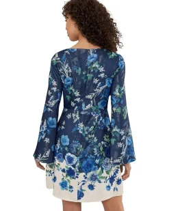 Adrianna Papell Printed A-Line Women's