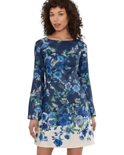 Adrianna Papell Printed A-Line Women's