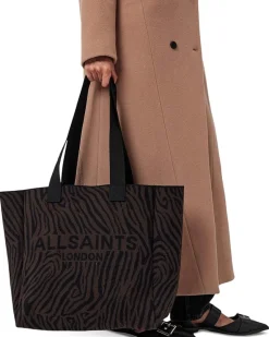 AllSaints Izzy Zebra East/West Tote