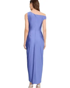 Avec Les Filles Asymmetric Twist Front Dress Women's