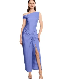 Avec Les Filles Asymmetric Twist Front Dress Women's