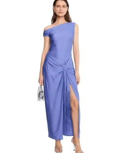 Avec Les Filles Asymmetric Twist Front Dress Women's