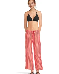 BECCA Becca's Seaside Crochet Split Leg Pants Women's