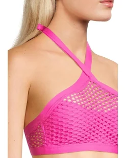 BECCA Castaway Kaia Textured High Neck Top Women's