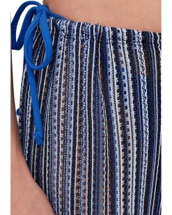 BECCA Seaside Crochet Knit Split Leg Pants Women's