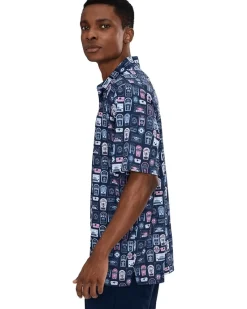 Callaway Whiskey Ace Print Polo Men's