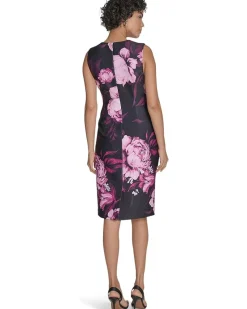 Calvin Klein Scuba Floral Sheath Women's