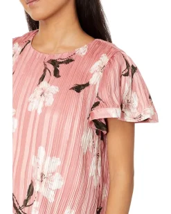 CeCe Flowy Pleated Blouse Women's