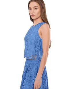 CeCe Sleeveless Lace Top Women's