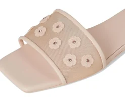 COACH Flat Sandals With Tea Rose Women's