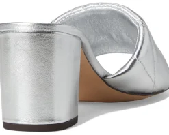 COACH Holly Block Heel Sandals with Quilting Women's