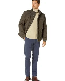 Cole Haan 28" Tonal Mix Media Diamond with Faux Sherpa Lining Men's