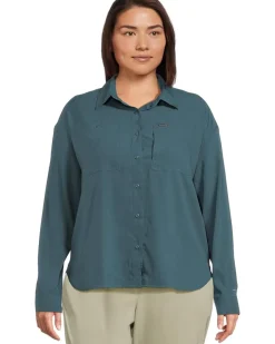 Columbia Plus Size Silver Ridge Utility™ Long Sleeve Shirt Women's