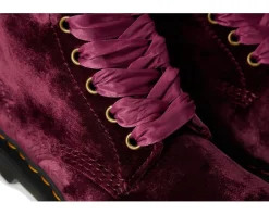 Dr. Martens Vegan 1460 Pascal Velvet Lace-Up Boots Women's