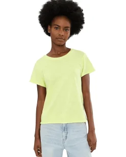 Elliott Lauren Garment Dye Tees - Short Sleeve Crew Neck Tee Women's