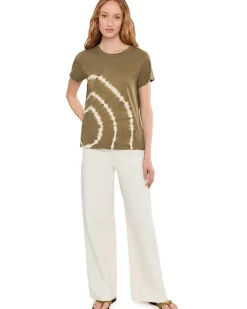 Elliott Lauren Sonar - Short Sleeve Circular Tye Dye Tee Women's