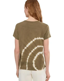 Elliott Lauren Sonar - Short Sleeve Circular Tye Dye Tee Women's