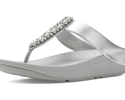 FitFlop Fino Pearls-and-crystal Toe-post Sandals Women's