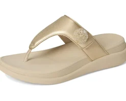 FitFlop F-Mode Go Beadie-Button Adj. Flatform Toe/Post Sandals Women's
