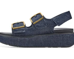 FitFlop Gen FF Max Buckle Denim Back Strap Sandals Women's