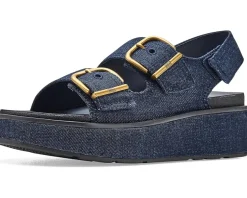 FitFlop Gen FF Max Buckle Denim Back Strap Sandals Women's