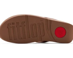 FitFlop Lulu Marbled-Stone Toe-Post Sandals Women's