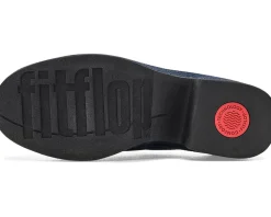 FitFlop Platfforms Denim Heeled Mules Women's