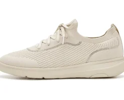 FitFlop Super-Q Crystal-Trim Knit Slip-On Laced Sneakers Women's