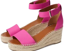 Franco Sarto Clemens Raffia Espadrille Wedge Heel Sandals Women's