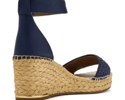 Franco Sarto Clemens Raffia Espadrille Wedge Heel Sandals Women's