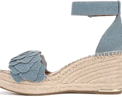 Franco Sarto Clemens Raffia Espadrille Wedge Heel Sandals Women's