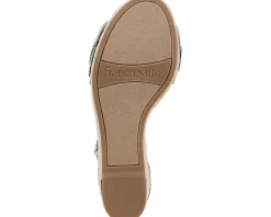 Franco Sarto Clemens Raffia Espadrille Wedge Heel Sandals Women's