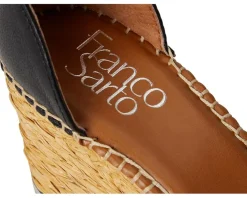 Franco Sarto Clemens Raffia Espadrille Wedge Heel Sandals Women's