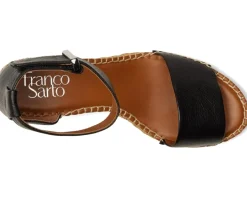 Franco Sarto Clemens Raffia Espadrille Wedge Heel Sandals Women's