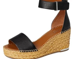 Franco Sarto Clemens Raffia Espadrille Wedge Heel Sandals Women's