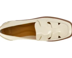 Franco Sarto Gene Cut Out Heeled Loafers Women's