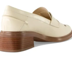 Franco Sarto Gene Cut Out Heeled Loafers Women's