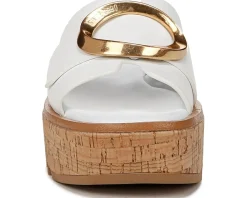 Franco Sarto Hoda Cork Platform Slide Sandals Women's