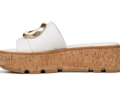 Franco Sarto Hoda Cork Platform Slide Sandals Women's