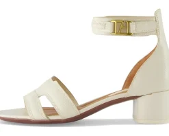 Franco Sarto Nora Ankle Strap Low Block Heel Sandals Women's