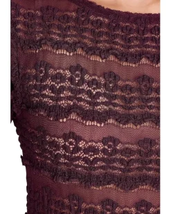 Free People Angelina Lace Tee Women's