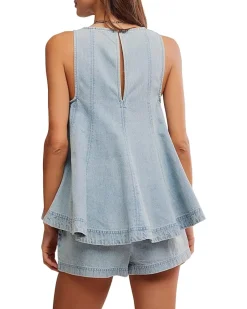 Free People Cassius Denim Set Women's