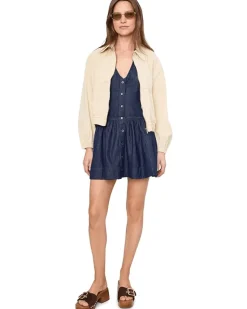Free People Clean Break Denim Mini Women's