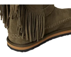 Free People Faye Fringe Pull-On Boots Women's